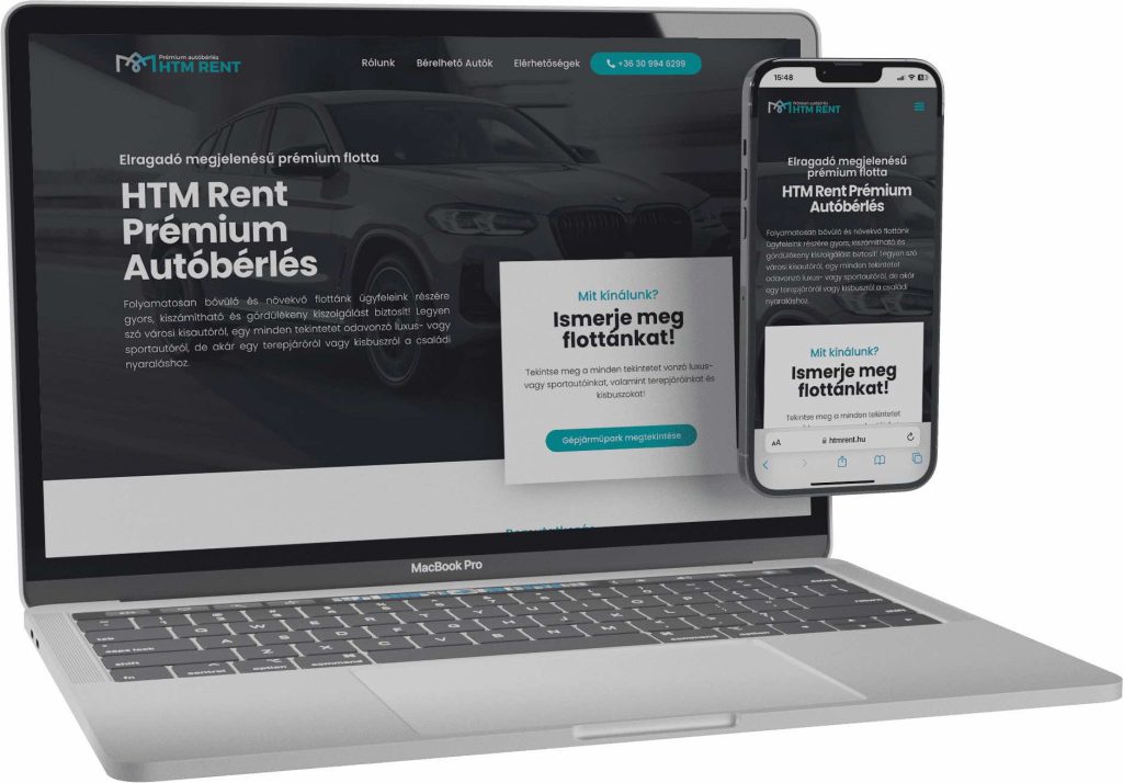 HTM INVEST KFT. weboldal készítés referencia