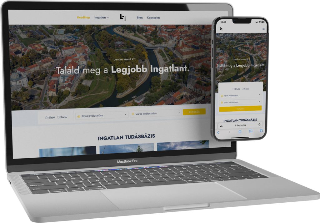 LANDRO INVEST KFT. weboldal készítés referencia
