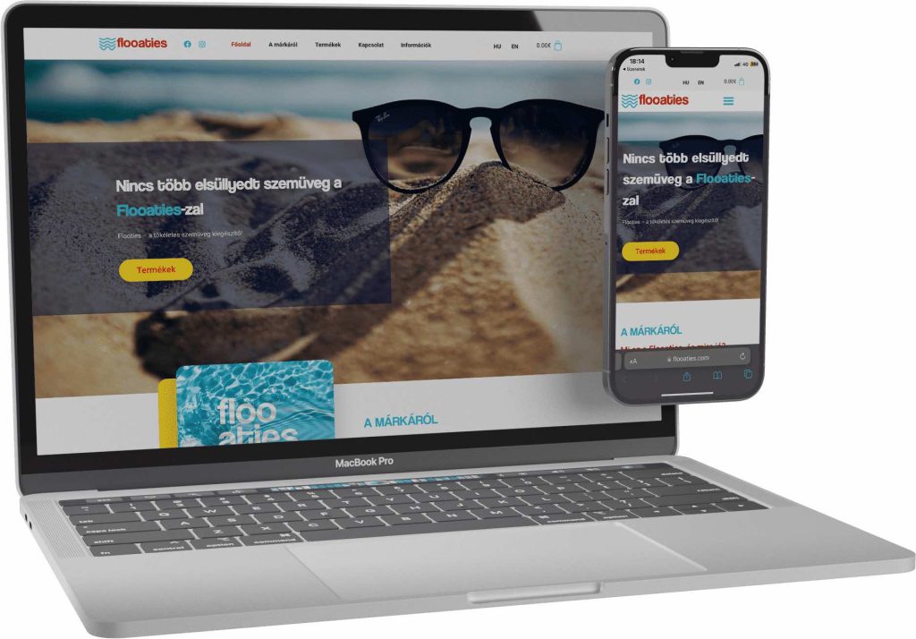 FLOOATIES weboldalkészítés referencia