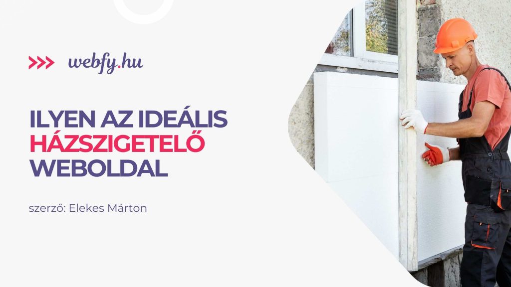 házszigetelő weboldal