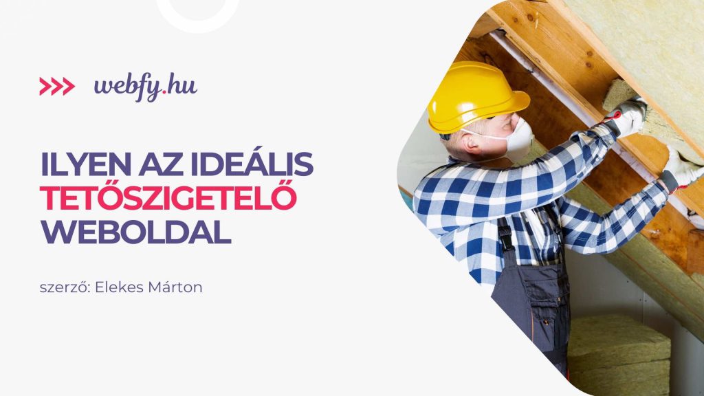 tetőszigetelő weboldal