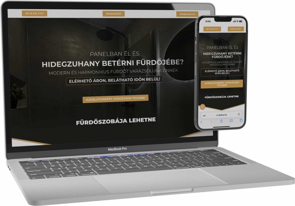 LANDRO INVEST KFT. GYŐR weboldal referencia
