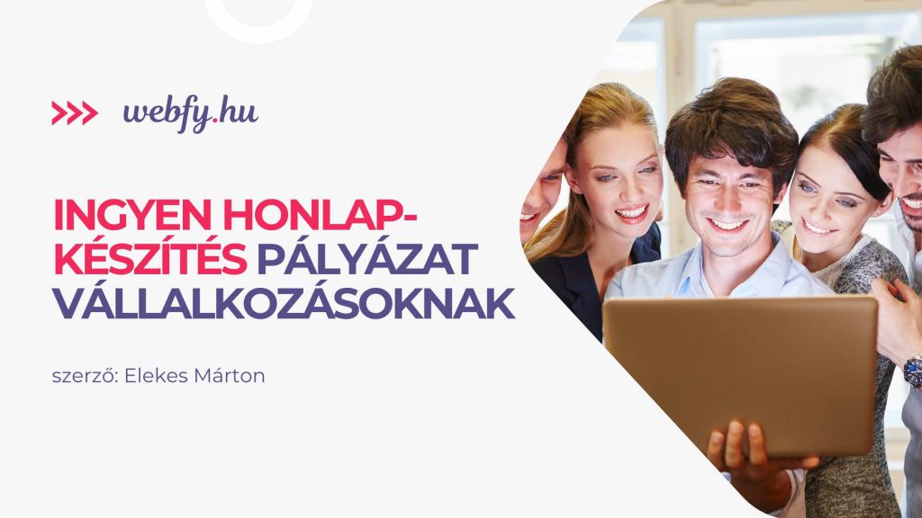ingyen honlapkészítés pályázat