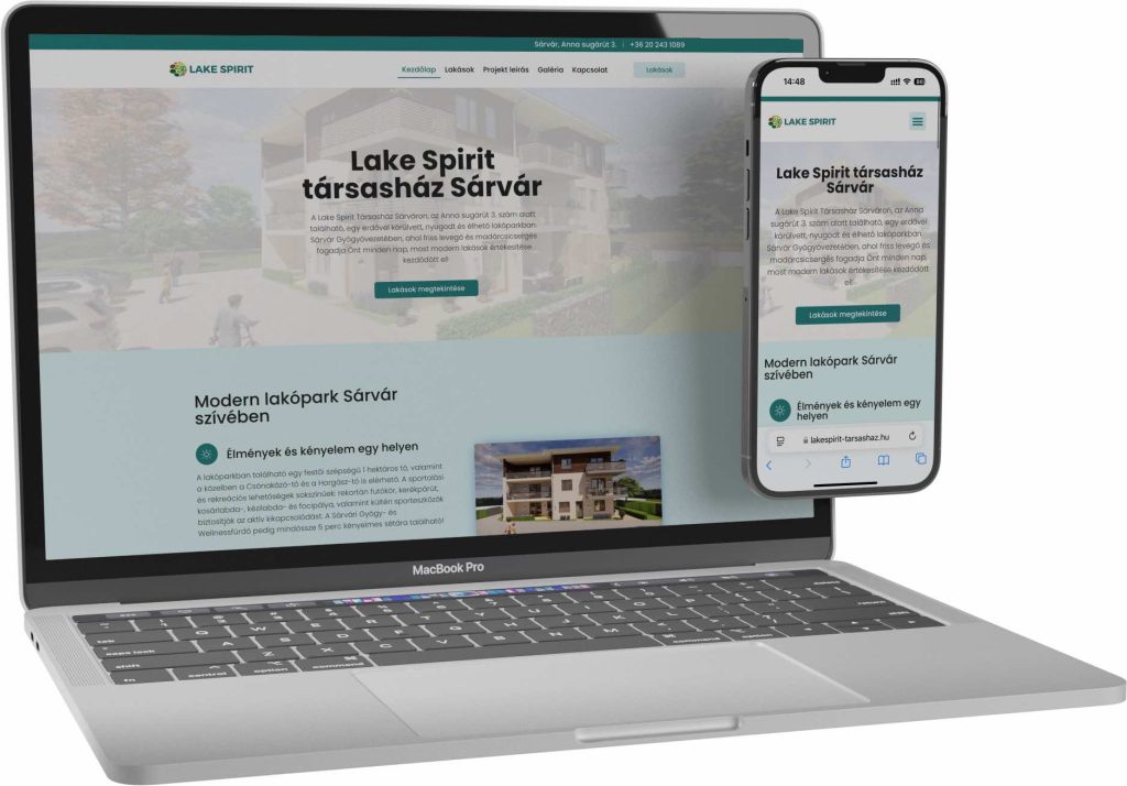 lakespirit lakópark weboldalkészítés referencia