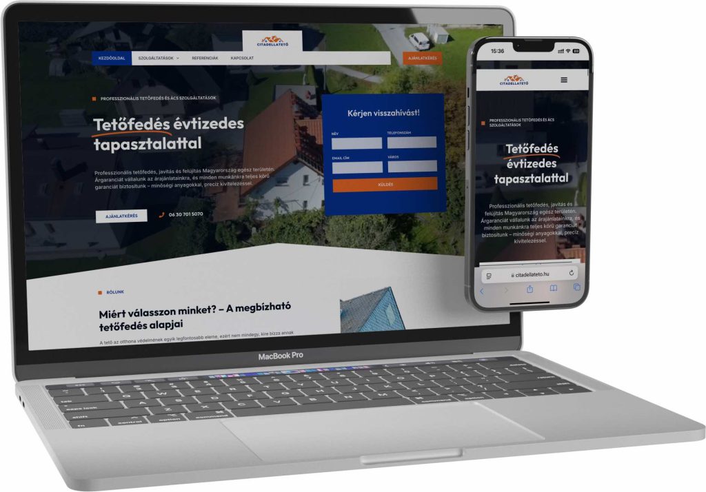 CITADELLATETŐ BUDAPEST weboldal referencia