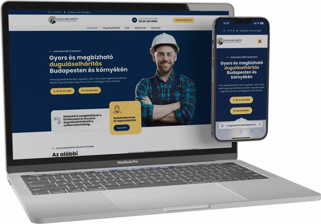 DUGULASEHARITAS BUDAPEST weboldal referencia