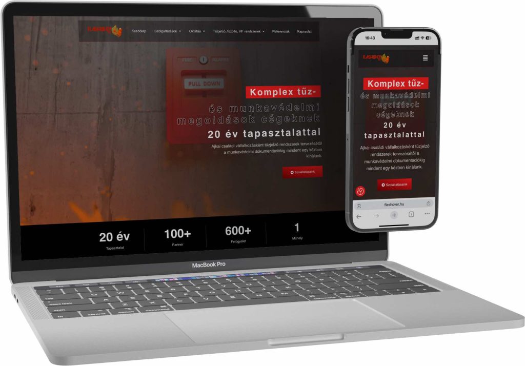 FLASHOVER KFT. AJKA weboldal referencia