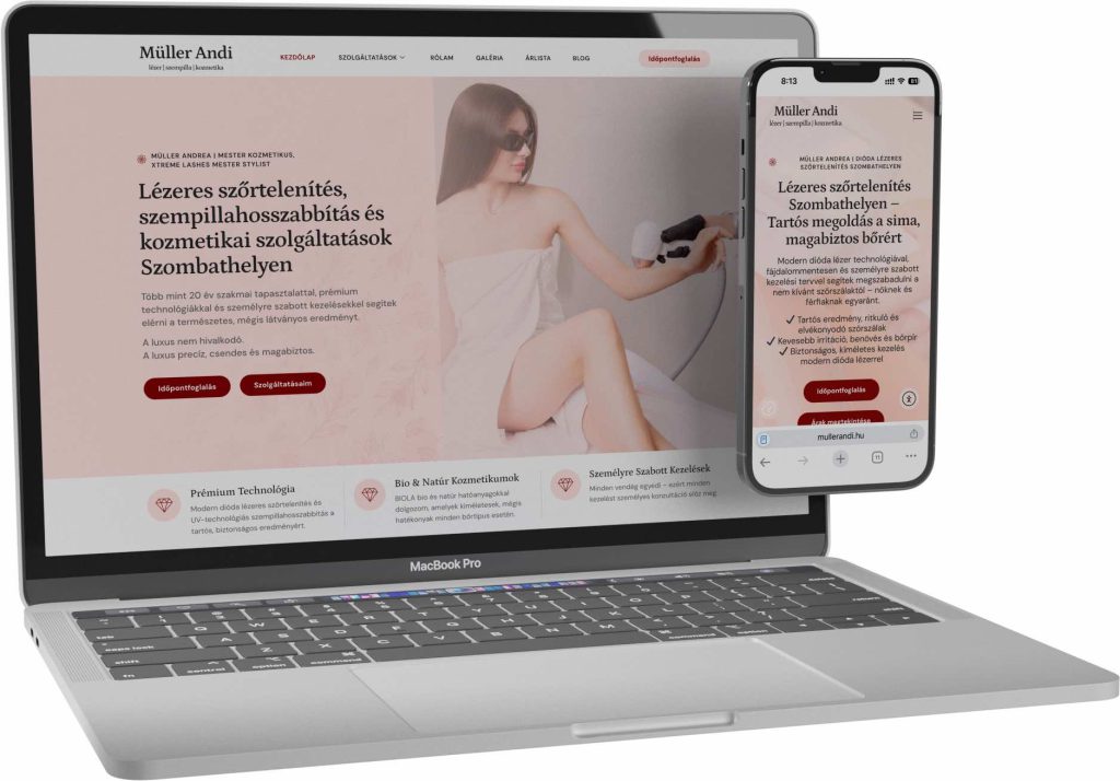 MÜLLER ANDREA SZOMBATHELY weboldal referencia