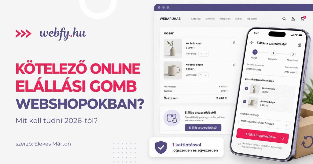 online elállási gomb